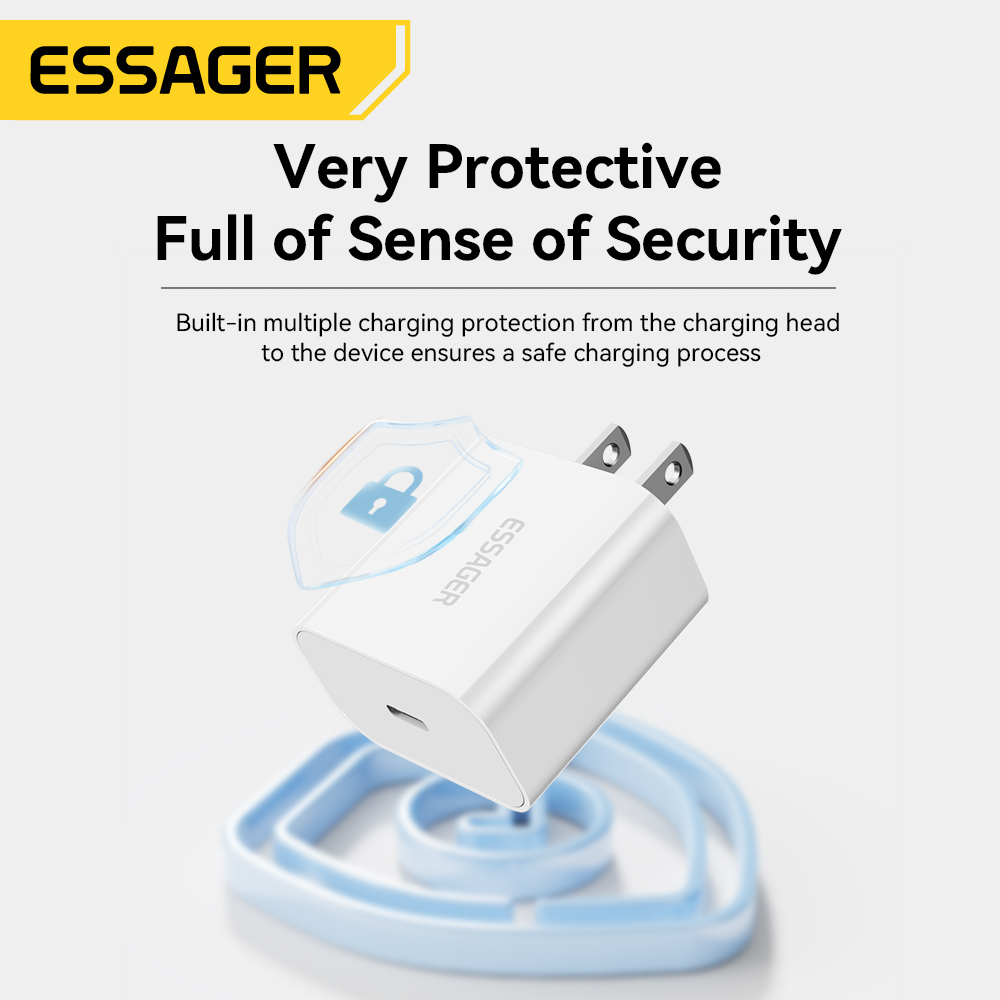 Ảnh Essager Cáp sạc IP 8-16 20W cho bộ Type C sang C / L 4