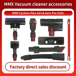 Phù hợp cho máy hút bụi MMX Cyclone Plus A23 & Aero Pro S23e S2306B Bàn chải sàn cơ giới Con lăn Bình nước Bàn chải loại bỏ vết bẩn Bàn chải khoảng cách ống Bàn chải thú cưng Ống uốn cong gió