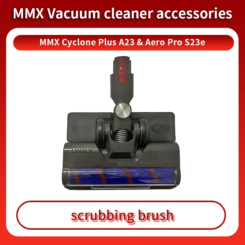 Phù hợp cho máy hút bụi MMX Cyclone Plus A23 & Aero Pro S23e S2306B Bàn chải sàn cơ giới Con lăn Bình nước Bàn chải loại bỏ vết bẩn Bàn chải khoảng cách ống Bàn chải thú cưng Ống uốn cong gió