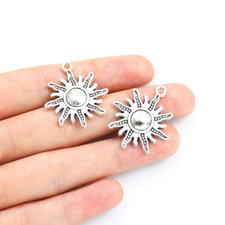Set 10 Mặt Vòng cổ / Móc Tai Phong Cách Tối Giản Bằng Hợp Kim DIY