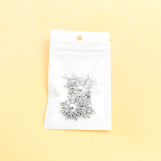 Set 10 Mặt Vòng cổ / Móc Tai Phong Cách Tối Giản Bằng Hợp Kim DIY