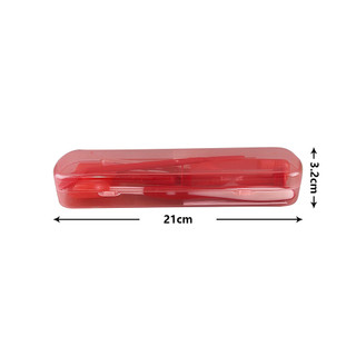 Bộ 8 món portablecare kit chăm sóc răng miệng du lịch: bàn chải kẽ, sáp nha khoa, chỉ nha khoa