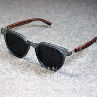 Kính Mát Mới Dành Cho Nam Nữ Thời Trang Retro Gỗ Hạt Kính Mát Chống Tia UV