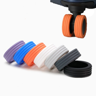 Set 8 Vỏ Bọc Bảo Vệ Bánh Xe Đẩy Giảm Tiếng Ồn / Sốc 50mm