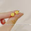 Khuyên tai titan cao cấp mạ vàng 24k thiết kế hình hoa hồng thời trang nhẹ nhàng tinh tế dành cho nữ