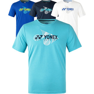 Áo cầu lông Yonex mới 2024 dành cho nam và nữ, khô nhanh, cổ tròn thoáng khí, tập luyện tay ngắn, thể thao, đồng phục đội mua nhóm