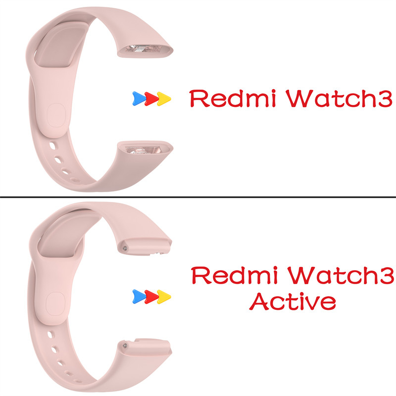 redmi watch 3 active Dây Đeo Silicon Thay Thế Cho Đồng Hồ Thông Minh Xiaomi Redmi Watch3