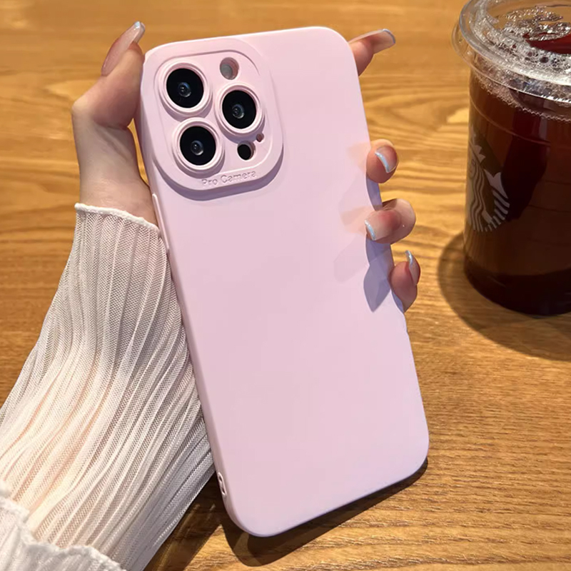 Ốp Lưng Dành Cho Samsung Galaxy S24 FE M55 M35 S24 + S24 Ultra Soft Case Full Lens Bảo Vệ Vỏ Điện Thoại Silicon Lỏng Ốp Lưng Mờ