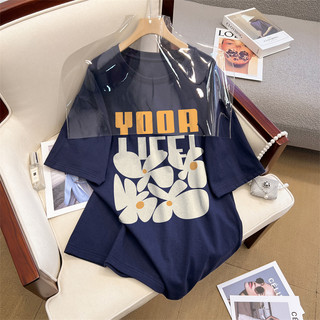 Áo Thun 100% cotton Tay Ngắn Cổ Tròn Phong Cách Hàn Quốc Thời Trang Mùa Hè Mới Cho Nữ