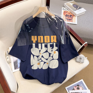Áo Thun 100% cotton Tay Ngắn Cổ Tròn Phong Cách Hàn Quốc Thời Trang Mùa Hè Mới Cho Nữ