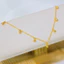 Lắc chân nữ làm bằng titan cao cấp mạ vàng 24k thiết kế nhiều bi tròn xinh xắn phong cách nhẹ nhàng thanh lịch