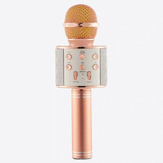 Micro Bluetooth Không Dây WS858 WS-858 Hát Karaoke Micrô cầm tay gia đình tích hợp chất lượng âm thanh lossless