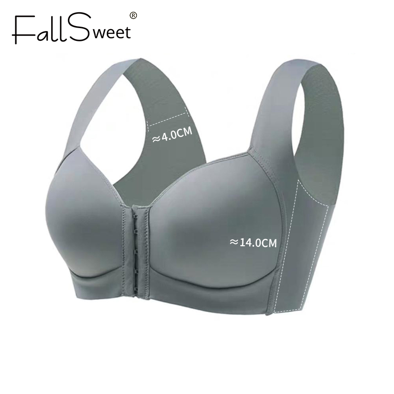 Ảnh FallSweet 34-48 Áo lót Bigsize nâng ngực không gọng móc cài phía trước có size nữ Đệm mỏng #217 4