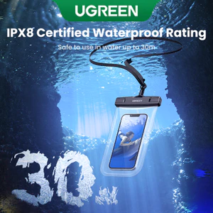 Túi đựng điện thoại chống nước UGREEN IPX8 Hỗ trợ tối đa 7,2 inch cho iPhone 14 13 12 Pro Max Túi bơi cho Samsung S23 Xiaomi Vỏ điện thoại bảo vệ đa năng