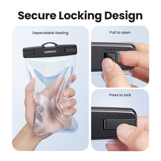 UGREEN Túi Đựng Điện Thoại Chống Nước IPX8 7.2 inch Max iPhone 17 16 15 14 Pro Max Samsung S23 Xiaomi Huawei