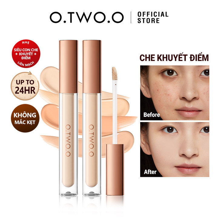 Ảnh Kem che khuyết điểm O.TWO.O cho mụn/thâm/che phủ tuyệt đối 4 màu tùy chọn 5g 1