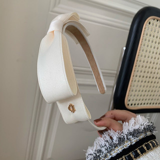 Băng Đô Cài Tóc Thắt Nơ Ruy Băng Tươi Mới Phong Cách Retro Pháp Cho Nữ