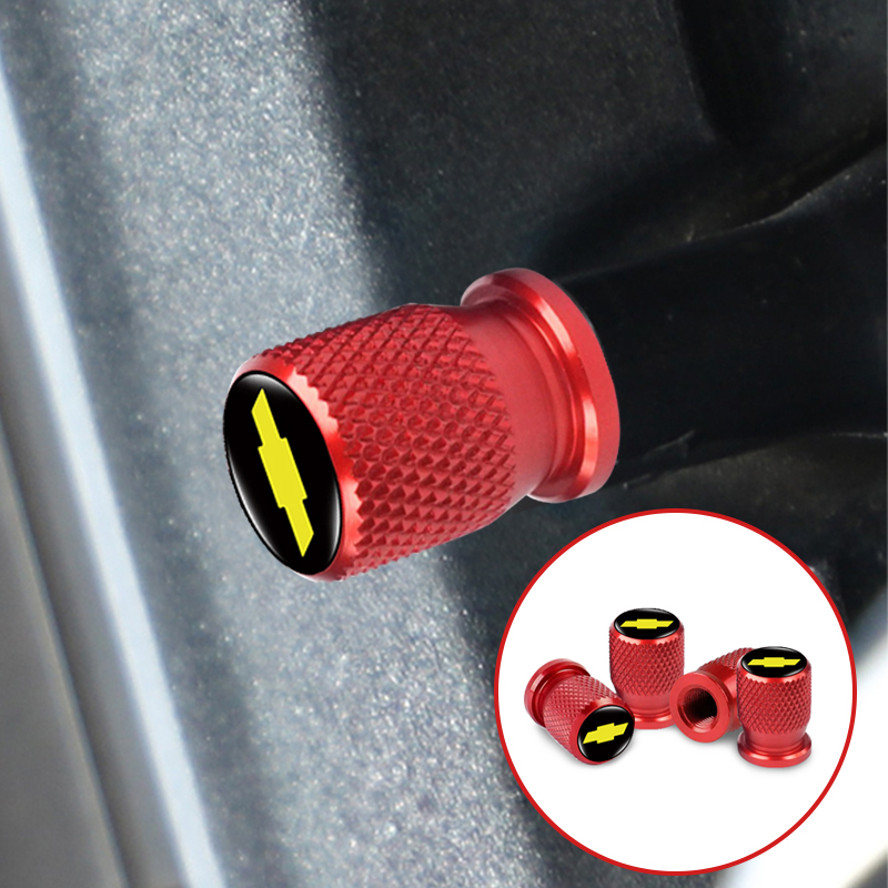 Set 4 Nắp Van Bánh Xe Hơi Chevrolet Captiva Colorado Cruze Spark Malibu Trax Aveo