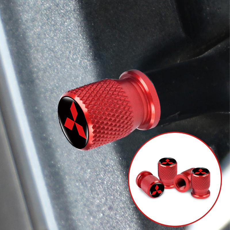 Set 4 Nắp Van Hơi Chống Rò Rỉ Cho Mitsubishi ASX Lancer EX Pajero Outlander L200 EVO