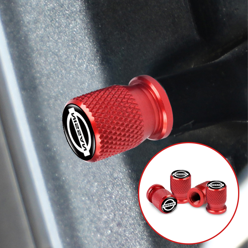 Set 4 Nắp Van Bánh Xe Hơi Nissan Tiida Teana Skyline Juke X-trail Almera Qashqai 350Z 370Z 240SX