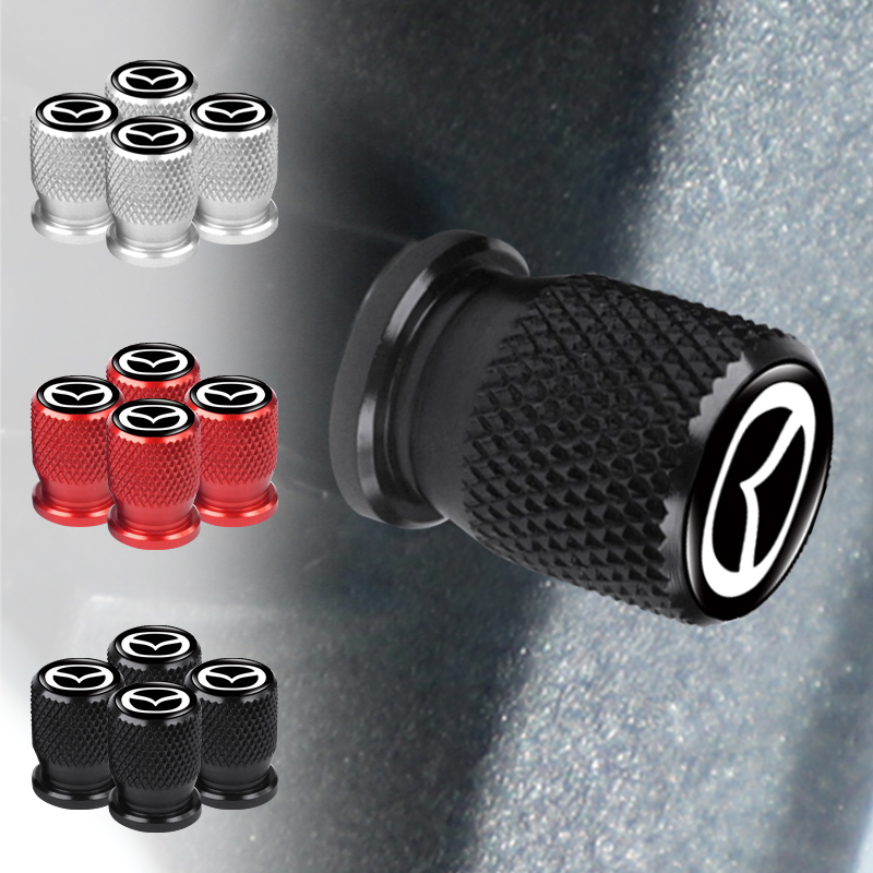 Set 4 Nắp Van Bánh Xe Hơi Mazda 5 6 323 626 RX8 CX5 CX-4 MX3 MX5 Atenza Axela