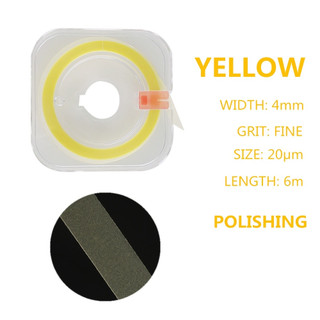 Dải đánh bóng nha khoa 4mm x 6m bộ dụng cụ đa năng máy đánh bóng răng tệp nha khoa để đánh bóng răng sứt mẻ dụng cụ làm sạch giấy nhám răng mài mòn