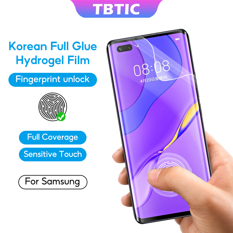 TBTIC Cho Samsung S26US 26Plus S26 S25 S24 S23 Plus Ultra S22 S21 S20 S10 A54 A53 A34 M14 A04E 5G Note 20 10 Lite Hydrodel Phim Bảo Vệ Màn Hình HD Matte