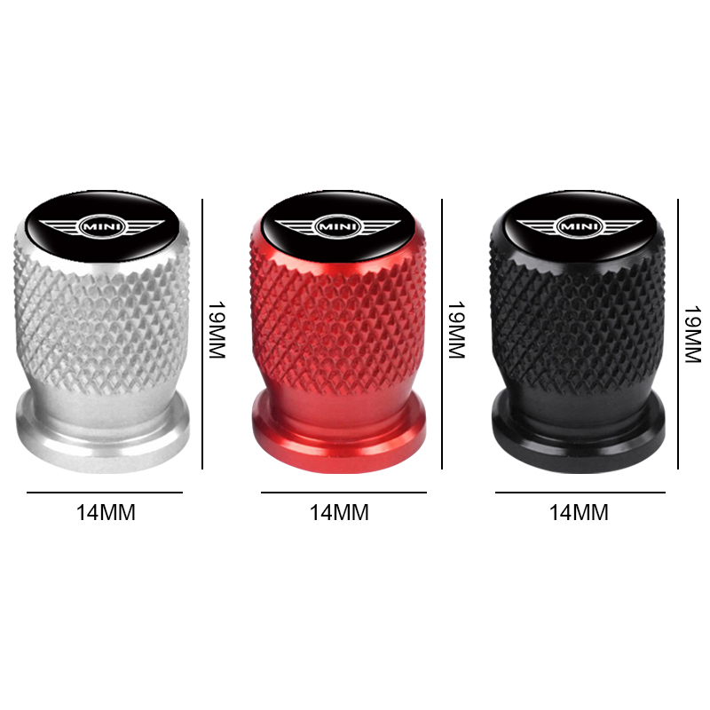 Set 4 Nắp Van Bánh Xe Hơi Mini Cooper One S R50 R53 R56 R60 F55 F56 R57 Bằng Hợp Kim Chống Bụi