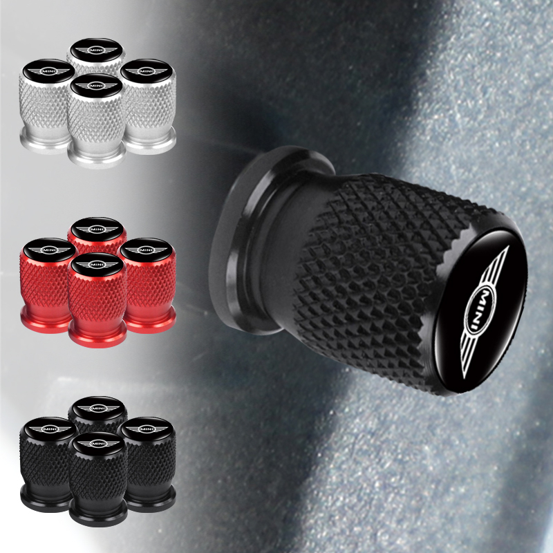 Set 4 Nắp Van Bánh Xe Hơi Mini Cooper One S R50 R53 R56 R60 F55 F56 R57 Bằng Hợp Kim Chống Bụi