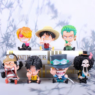 Mô Hình Nhân Vật One Piece Đầu To Dễ Thương Cao 10cm