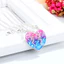 Bộ 2 Vòng cổ Nam Châm Hình Bướm / Trái Tim Màu Cầu Vồng Lấp Lánh Tùy Chỉnh Thời Trang Cho Bạn Thân DIY