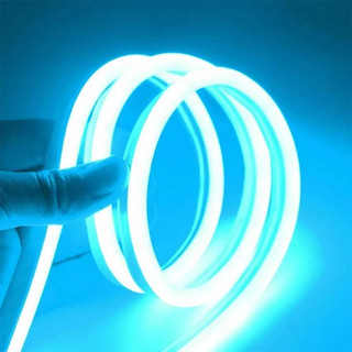 12V Led Neon Dải Đèn Flex Băng Chống Thấm Nước Dây Silicon Thanh 6 Mm Hẹp DIY Giáng Sinh Ngày Lễ Trang Trí Ánh Sáng DC