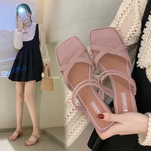 Giày Sandal Xăng Đan Cao Gót Thời Trang Mùa Hè 2025 Dành Cho Nữ Dép Sandal