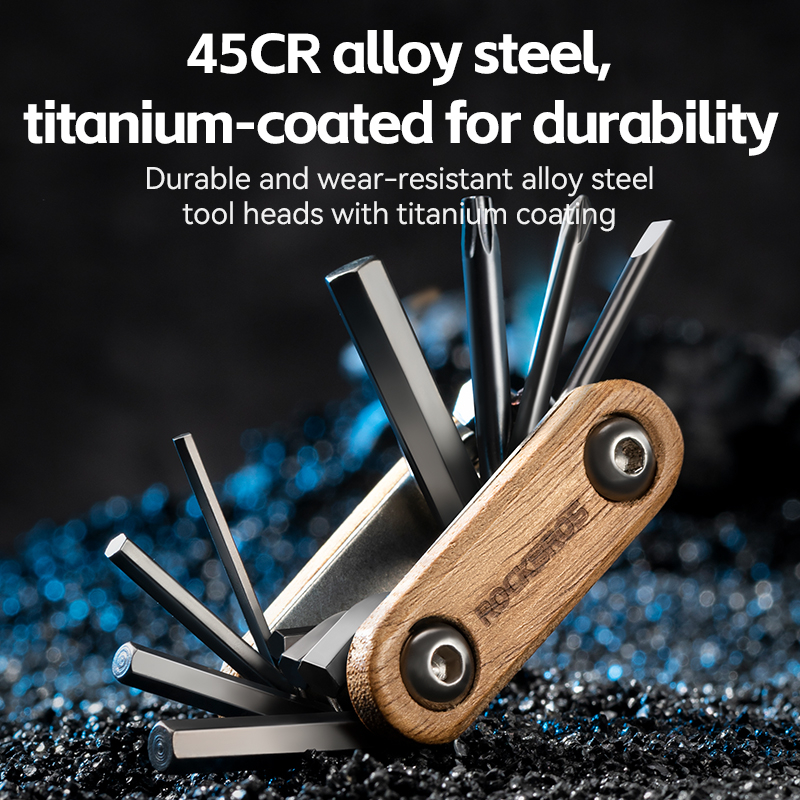 Rockbros 8 trong 1 Đa Năng Xe Đạp Công Cụ Sửa Chữa Kết Hợp Nội Thất Lục Giác Tháo Lắp Công Cụ Bảo Trì Di Động Xe Đạp Đường Núi