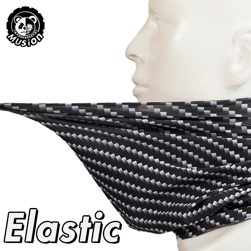 Khăn ống bandana Musion bằng lụa chống bụi UPF 50+ thoáng khí bảo vệ khuôn mặt