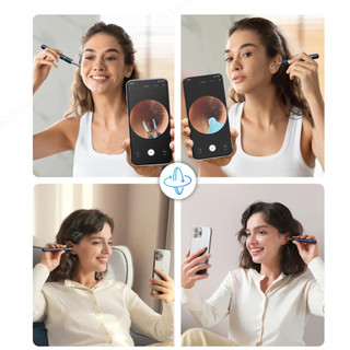 Bebird Note 5 Pro Max Phiên bản cuối cùng 10 Megapixel Nội soi trực quan Earpick Nhíp Công cụ loại bỏ sáp tai tất cả trong 1