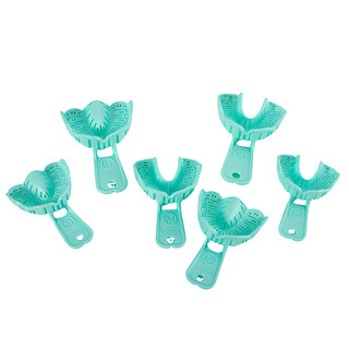 Set 6 Khuôn Nhựa Màu Xanh Lá Cây Có Thể Tháo Rời Dễ Dàng Gấp Gọn Size S / M / L