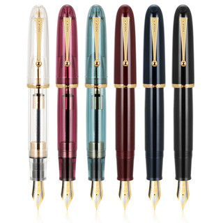 Jinhao (jinhao) 9019 Avenue Bút đài phun nước số. 40 Đầu Giảm Chấn Thanh Dày Xoay Nắp Bút Người Lớn Thư Pháp Thực Hành Thư Pháp