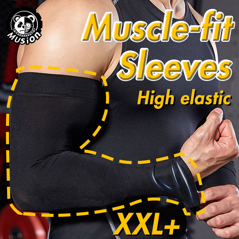 Găng ống tay Musion rộng dài cỡ lớn XXL độ co giãn cao bảo vệ chống nắng cho nam