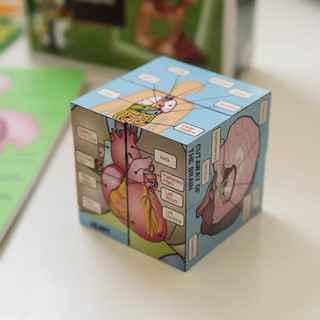 Đồ Chơi Khối Rubik Cấu Trúc Cơ Thể Người Giáo Dục Sớm Cho Trẻ Em