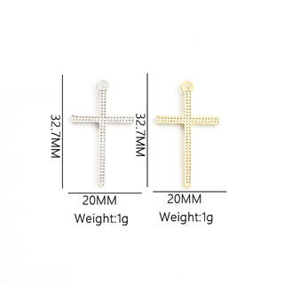 Bộ 10 Mặt Vòng cổ Hình Thánh Giá Đính Đá Pha Lê y2k