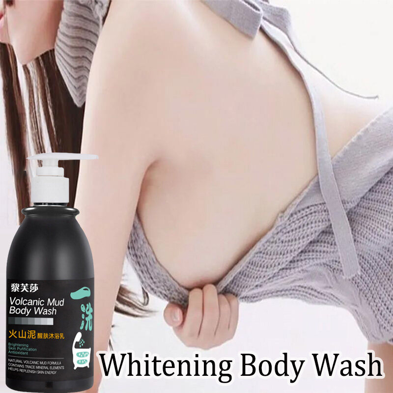Gel Tắm Toàn Thân 250ml Chiết Xuất Bùn Núi Lửa Dưỡng Ẩm Làm Trắng Da