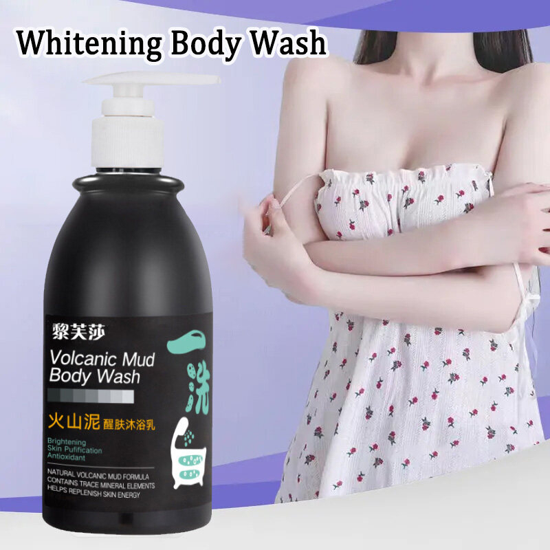 Gel Tắm Toàn Thân 250ml Chiết Xuất Bùn Núi Lửa Dưỡng Ẩm Làm Trắng Da