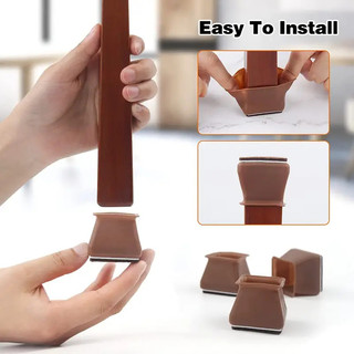 Miếng Silicone Bảo Vệ Sàn Gỗ Kèm 32 Miếng Đệm Silicone Bảo Vệ Chân Ghế