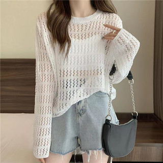 Áo Thun Nữ Dài Tay Cổ Tròn Thời Trang Hàn Quốc