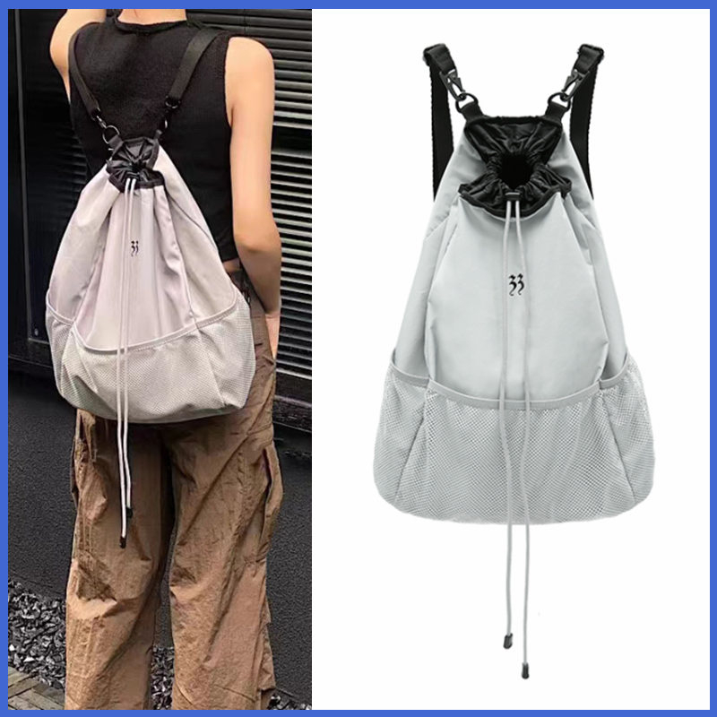 Ba Lô Dây Rút Thể Thao Bằng Nylon Gọn Nhẹ Chống Nước Sức Chứa Lớn 2 Màu ...