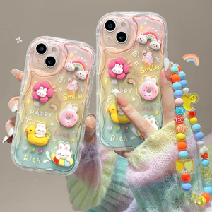 Oppo Reno 13F 5G Reno 13 5GReno 13 Pro 5G Reno12 F Reno 12 Reno11 F Reno 11 Reno 10 Reno 8T Reno 8Z Reno 7Z Reno 8 Reno 7 Reno 6 Reno 5 Kem họa tiết đám mây thỏ điện thoại silicon Vỏ bọc
