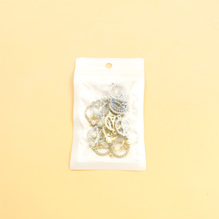 Set 10 Mặt Dây Chuyền / Vòng Tay / Nhẫn Hình Tháp Eiffel Đính Đá Pha Lê Thời Trang Cho Cặp Đôi DIY