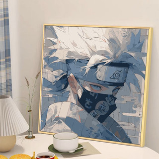 MOZI✨naruto 40*50cm tranh tô màu theo số tranh tô màu số hoá tranh số hóa tranh sơn dầu số  sơn acrylic Sơn kỹ thuật số Tranh tô màu theo số Tranh Sơn Dầu Acrylic Hình Hoạt Hình Naruto