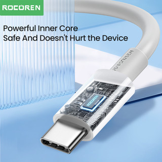 Rocoren Cáp Sạc Nhanh PD 20W USB Type C Cho iPhone 15 Pro Max